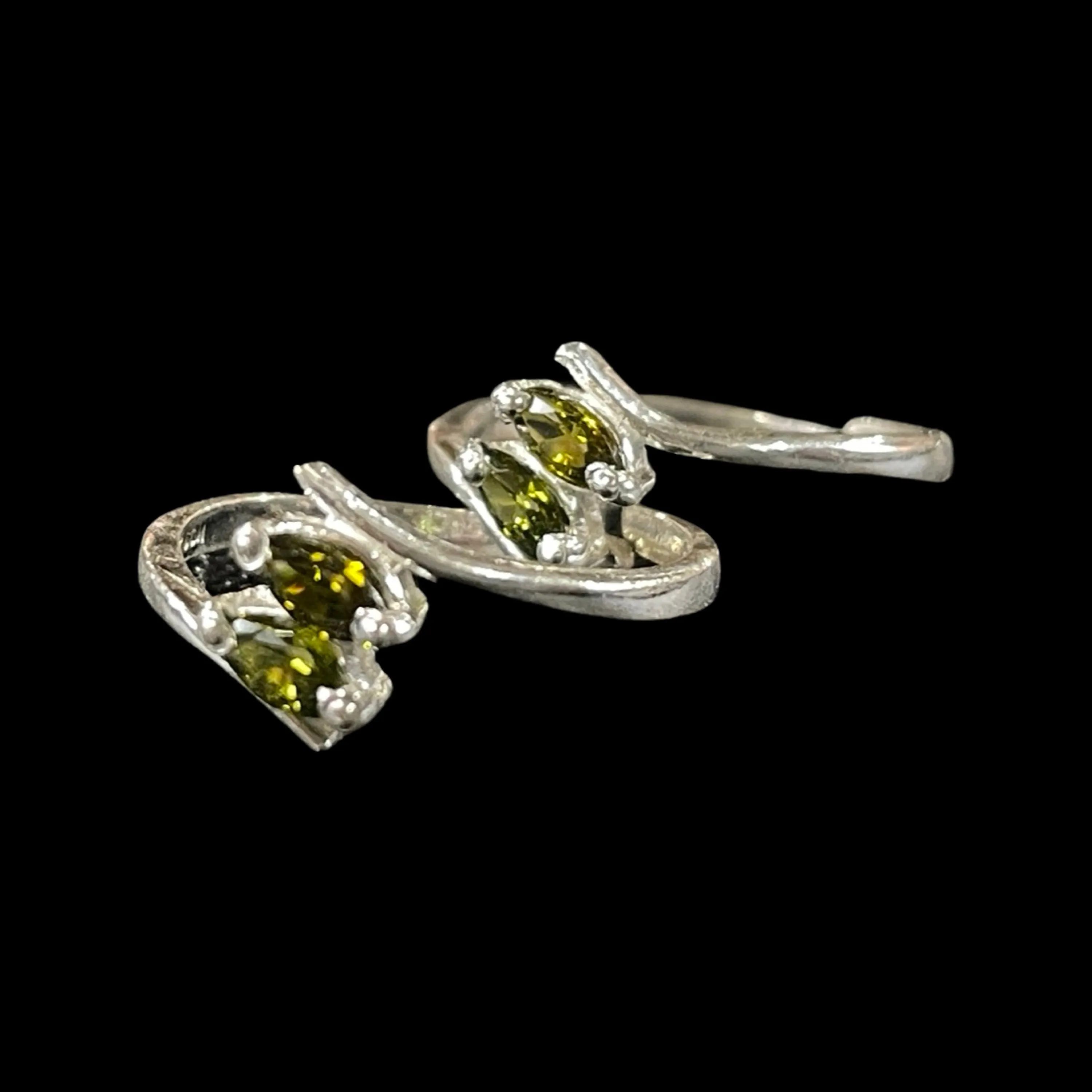 925 Sterling Silver CZ Toe-rings - Design #20