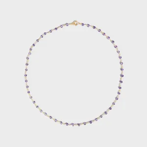AMETHYST BEADED NECKLACE