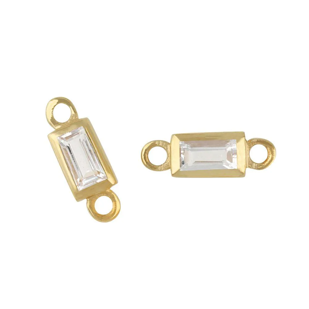 Amethyst Jewelry Connector 3.50x9.80mm