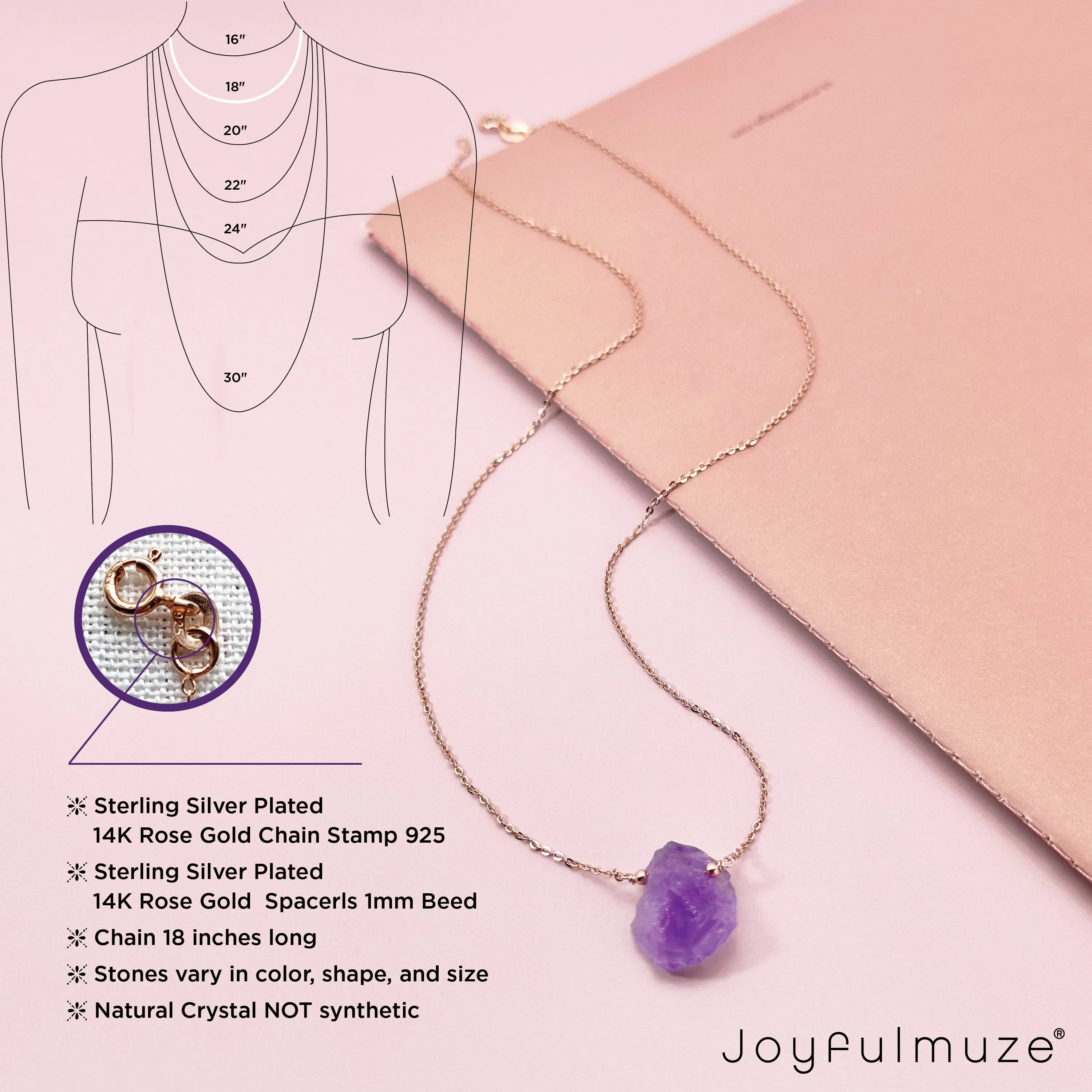 Amethyst Manifestation Necklace
