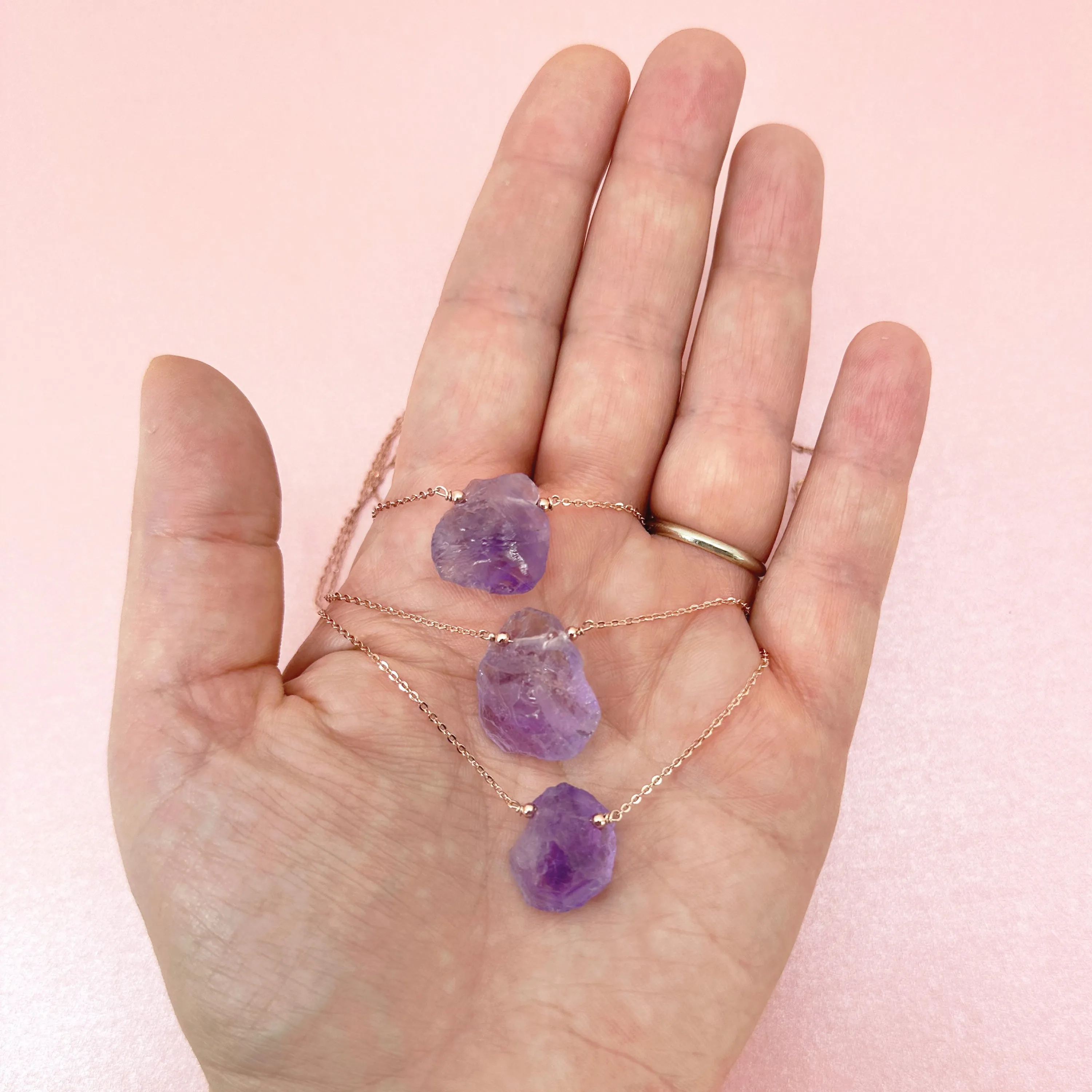 Amethyst Manifestation Necklace