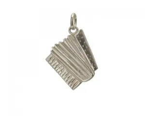 Charming Louisiana Sterling Silver Accordion Charm