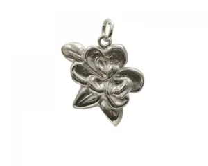 Charming Louisiana Sterling Silver Magnolia Charm