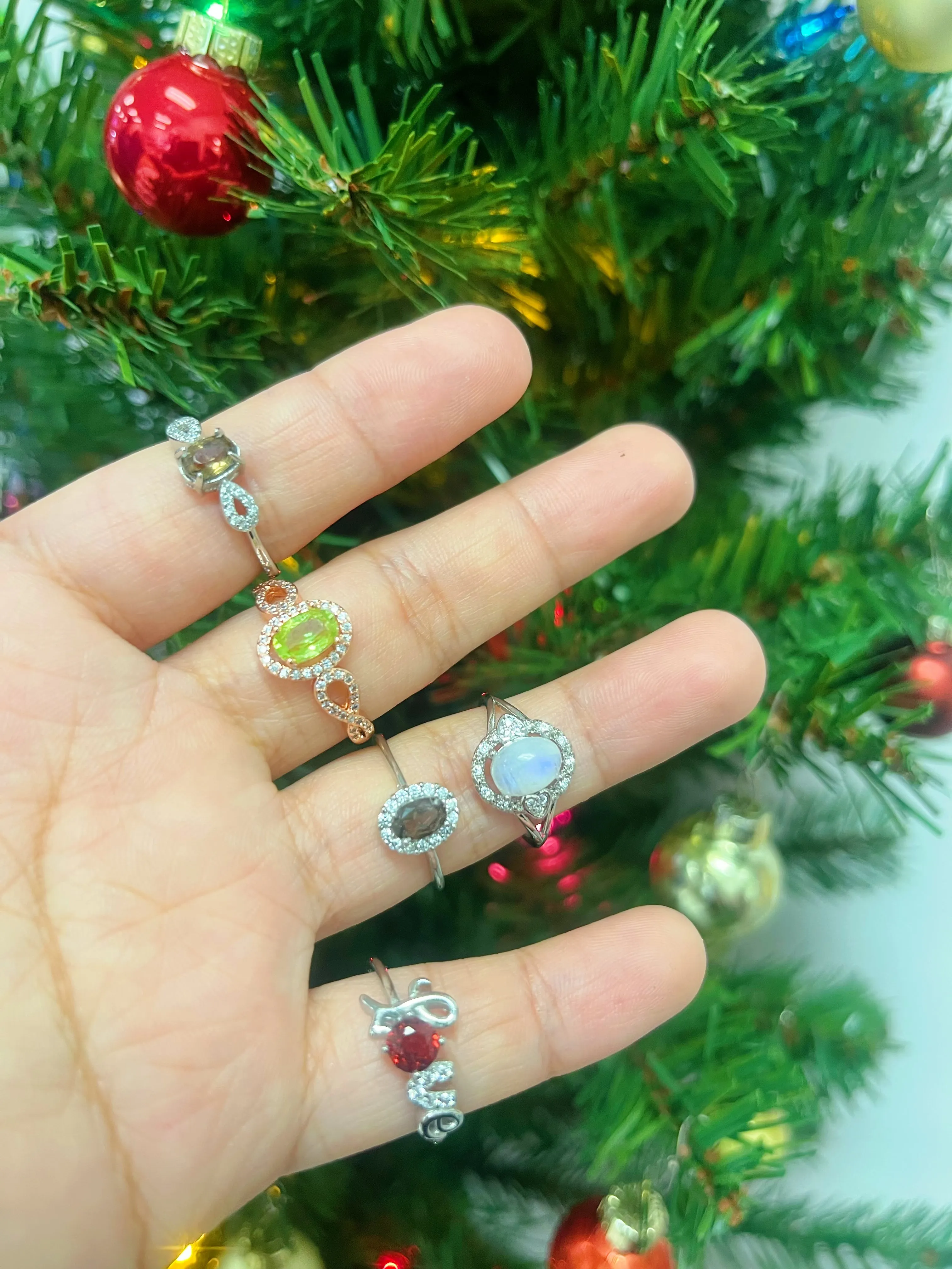 Crystal Sliver ring