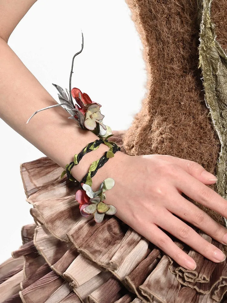 Floral Fairy Green Vines Bracelets