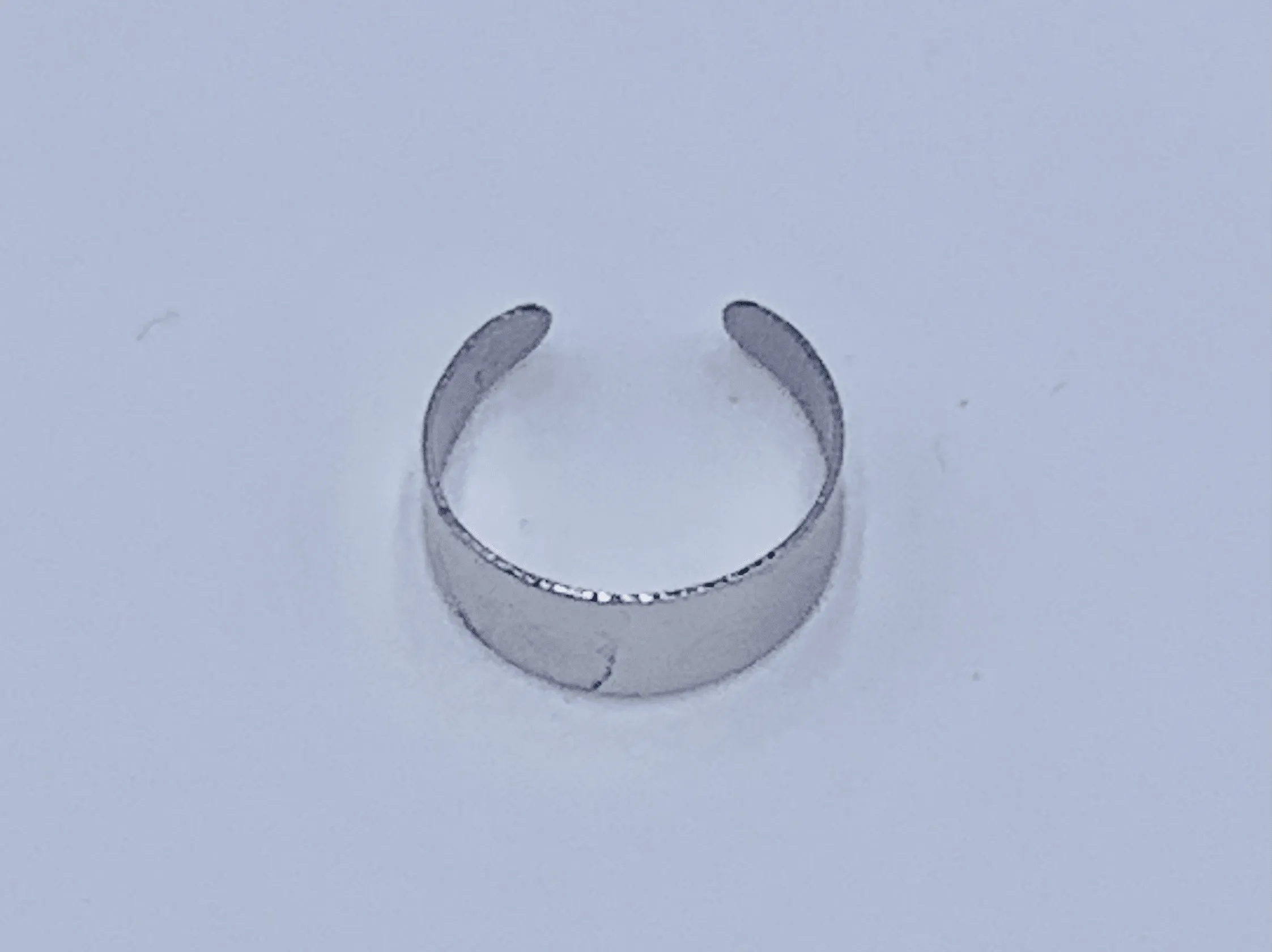 Gold Tone Engraved design Toe Ring