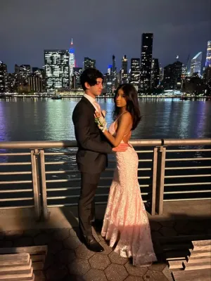 Mermaid Pink Backless Long Graduation Prom Dress Charming Evening Party Dress