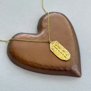 Namaste Pendant Necklace
