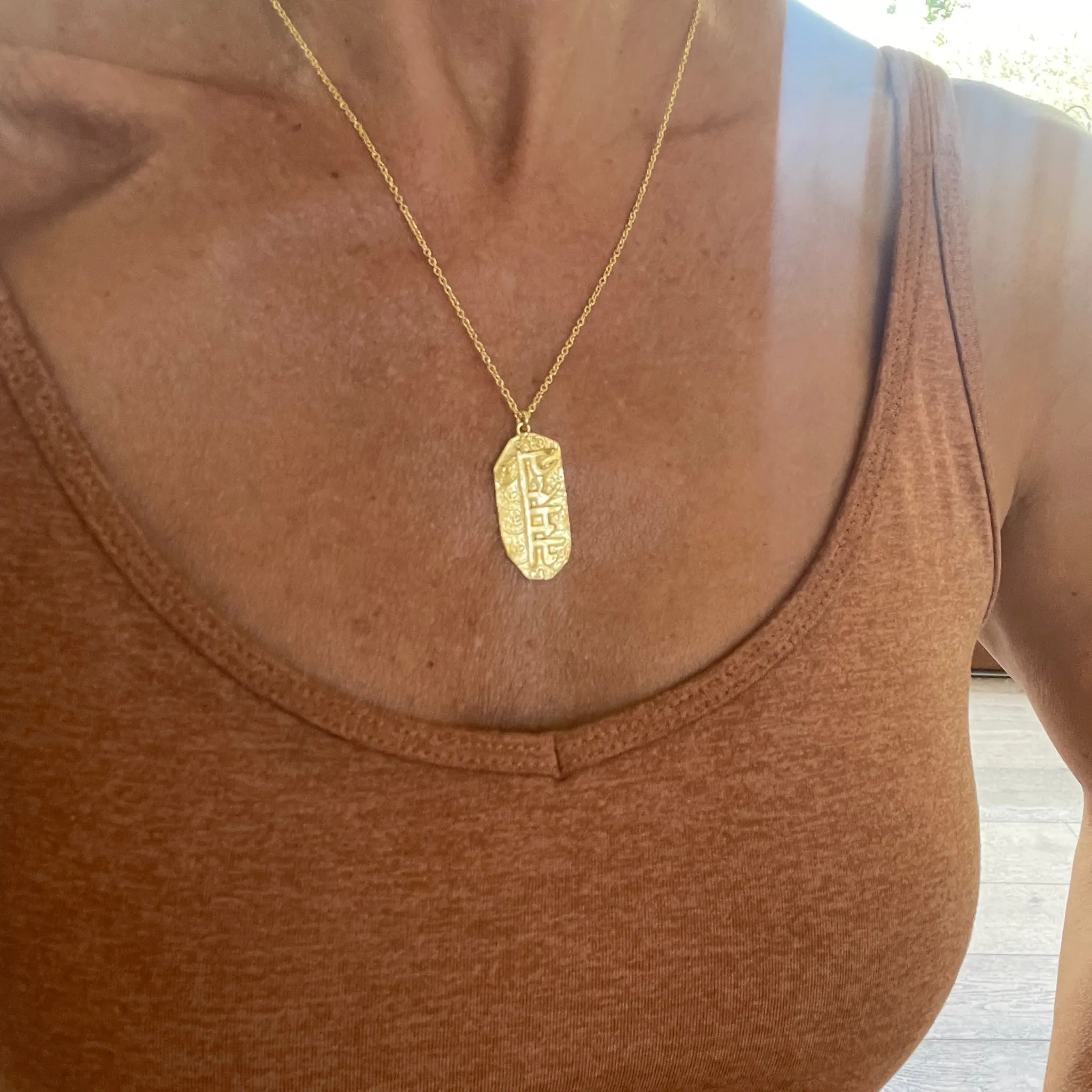 Namaste Pendant Necklace