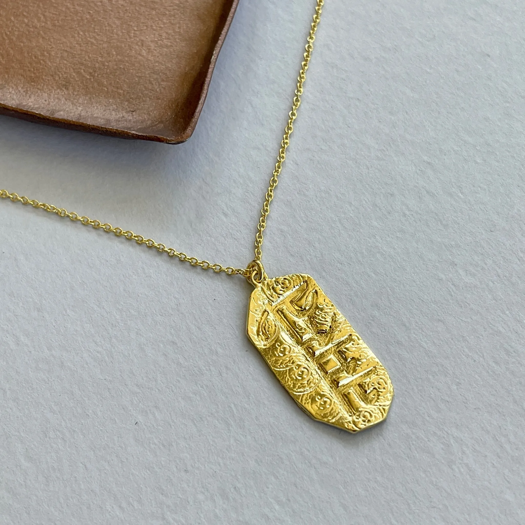Namaste Pendant Necklace