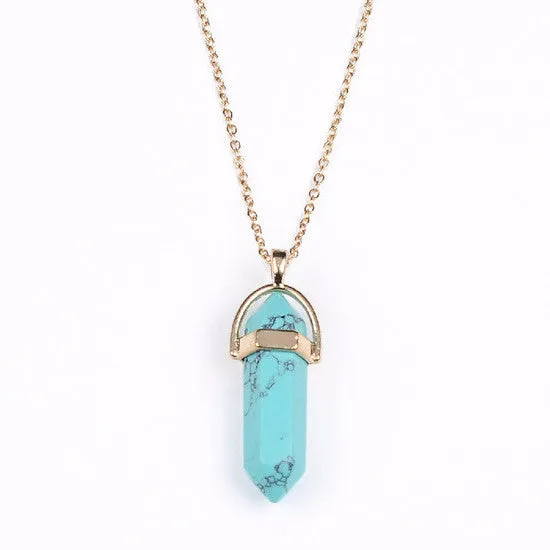 Natural Healing Crystal Pendant