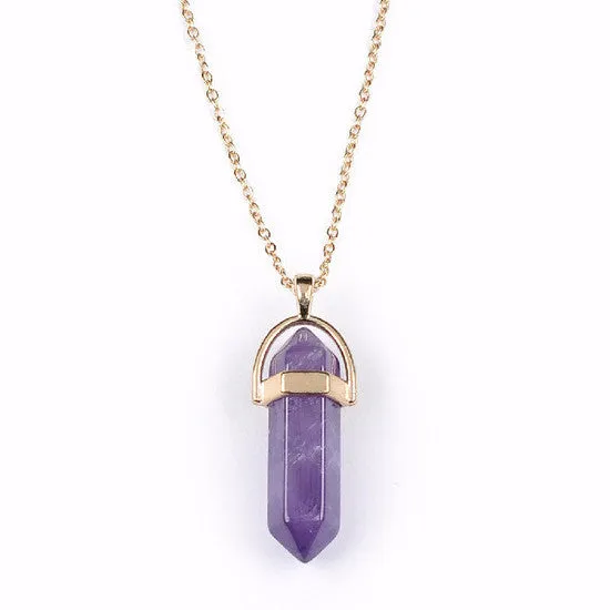 Natural Healing Crystal Pendant