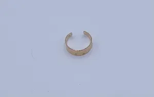 Solid Gold Tone Toe Ring