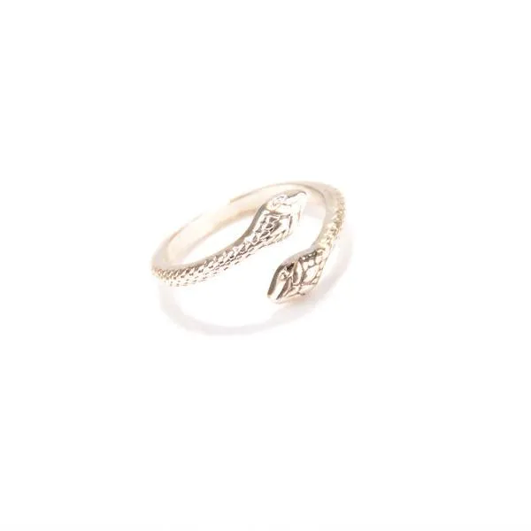 TR32 Silver Snake Toe Ring